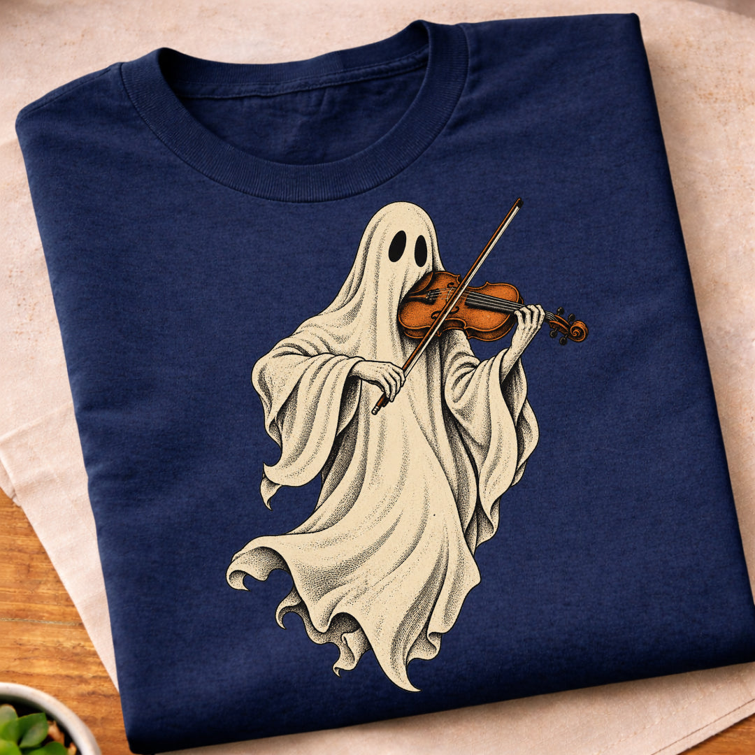 Ghost Violin Player T-Shirt