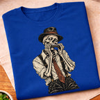 Skeleton Harmonica Player T-Shirt