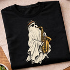 Ghost Saxophone Musician T-Shirt