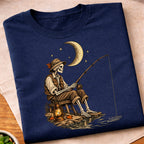 Skeleton Night Fishing T-Shirt