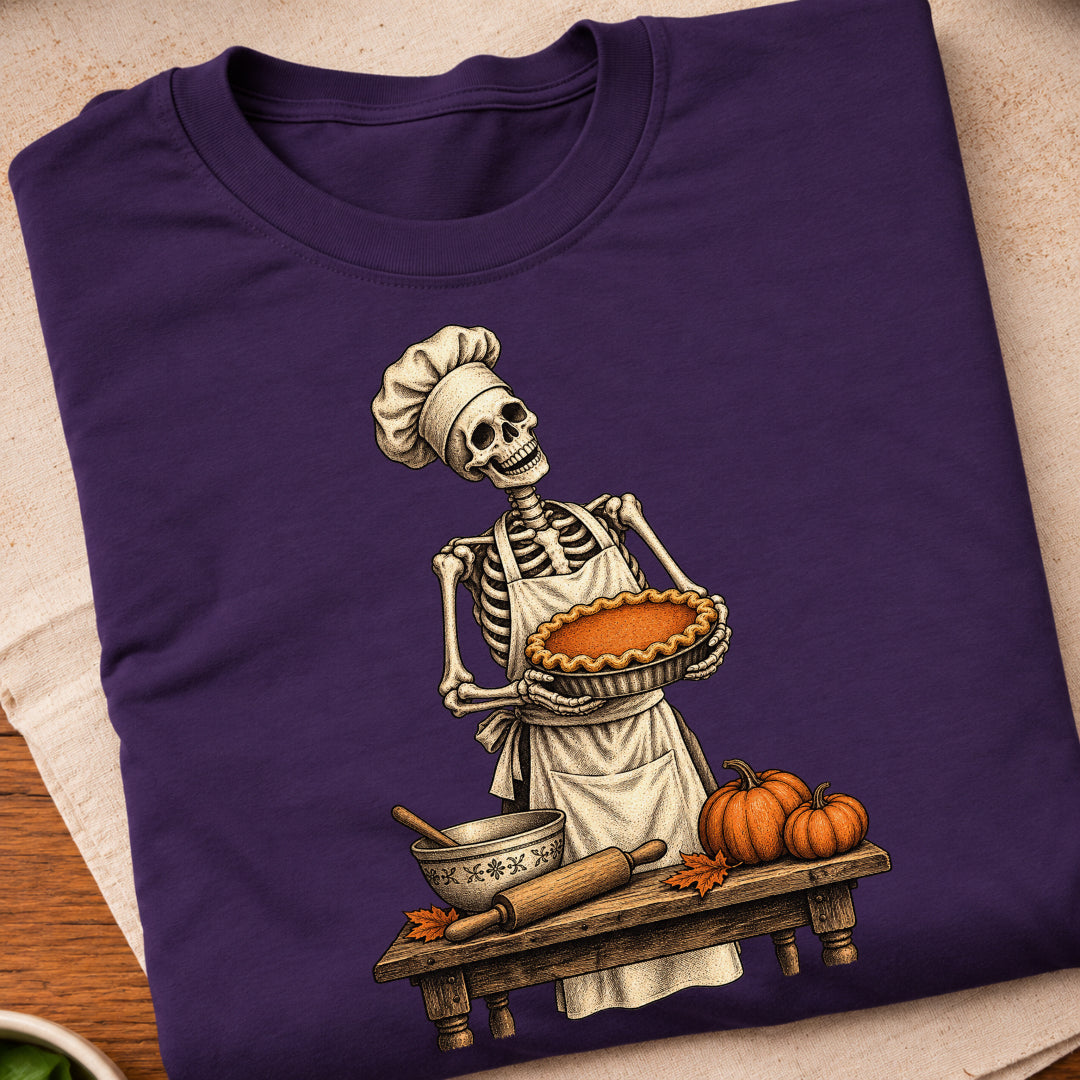 Skeleton Pie Baker T-Shirt