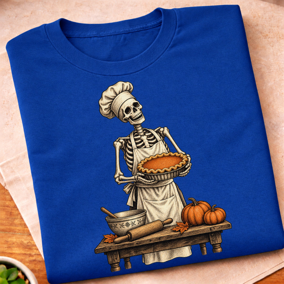 Skeleton Pie Baker T-Shirt