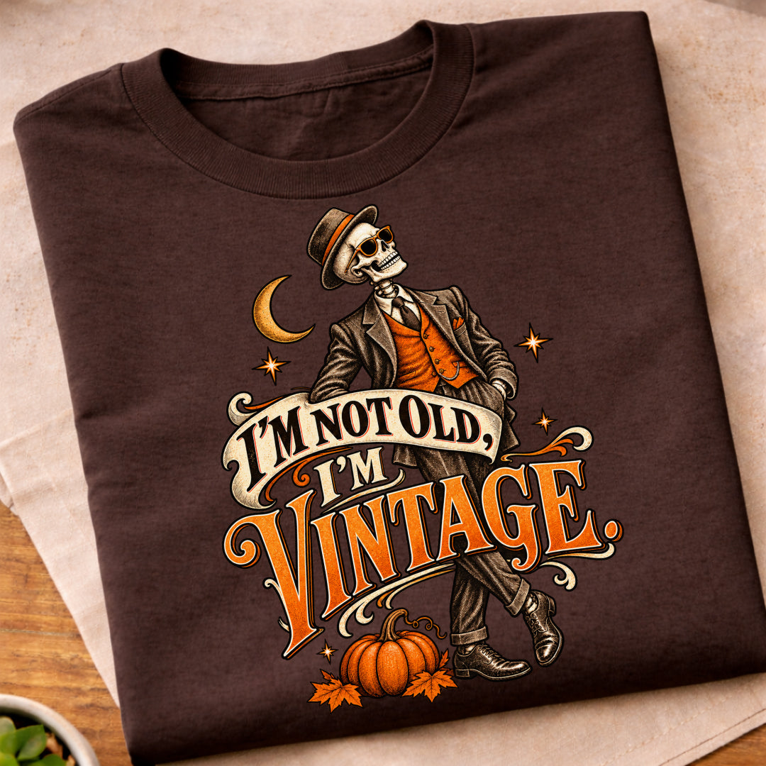 Vintage Skeleton Gentleman T-Shirt