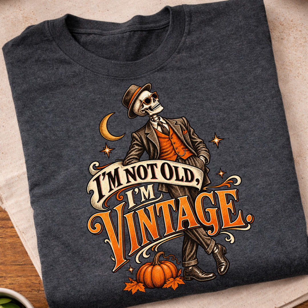 Vintage Skeleton Gentleman T-Shirt