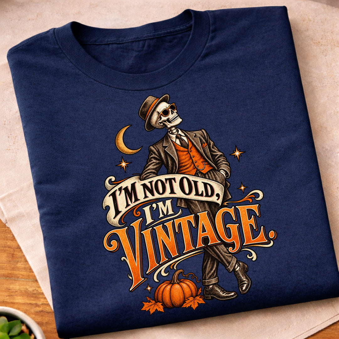 Vintage Skeleton Gentleman T-Shirt