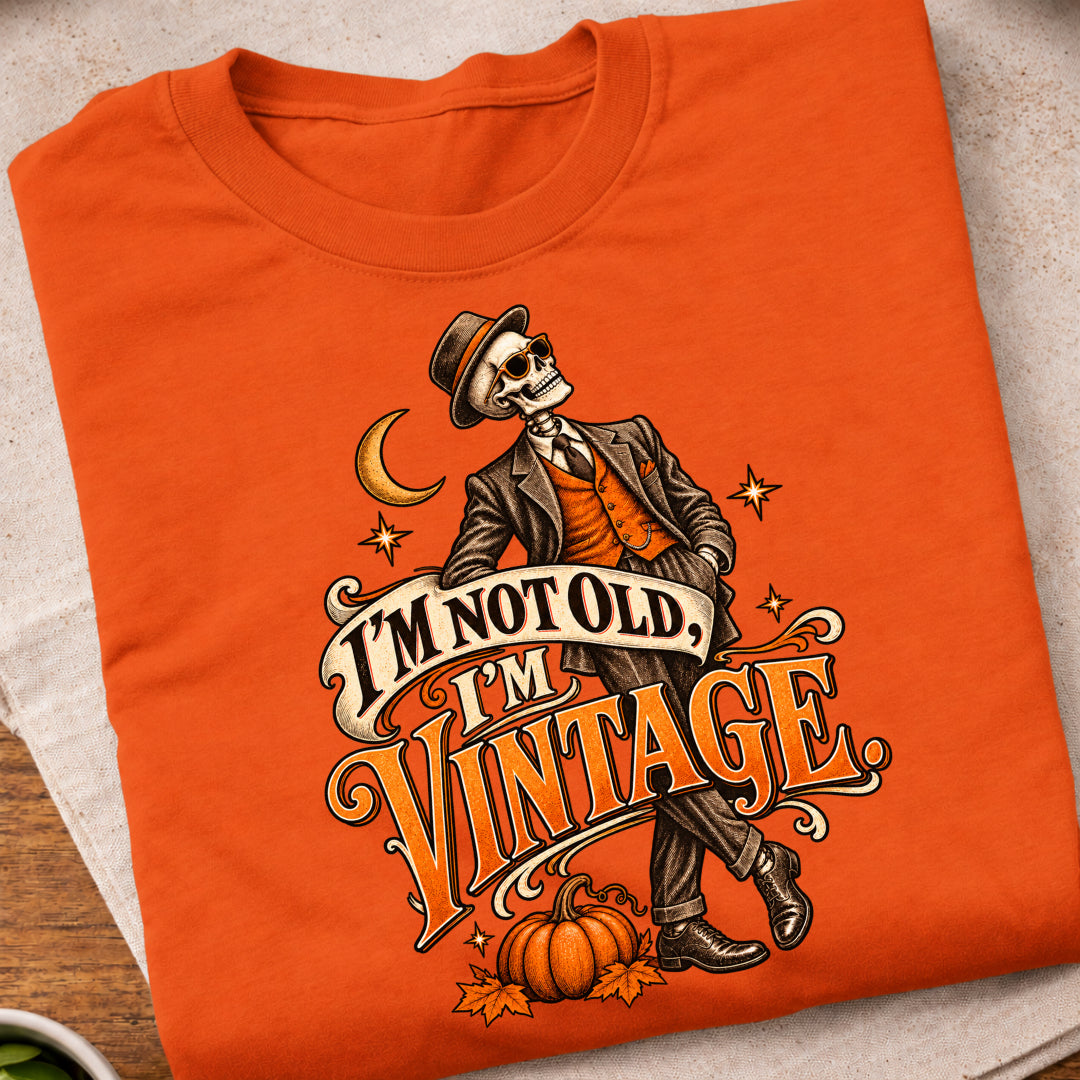 Vintage Skeleton Gentleman T-Shirt