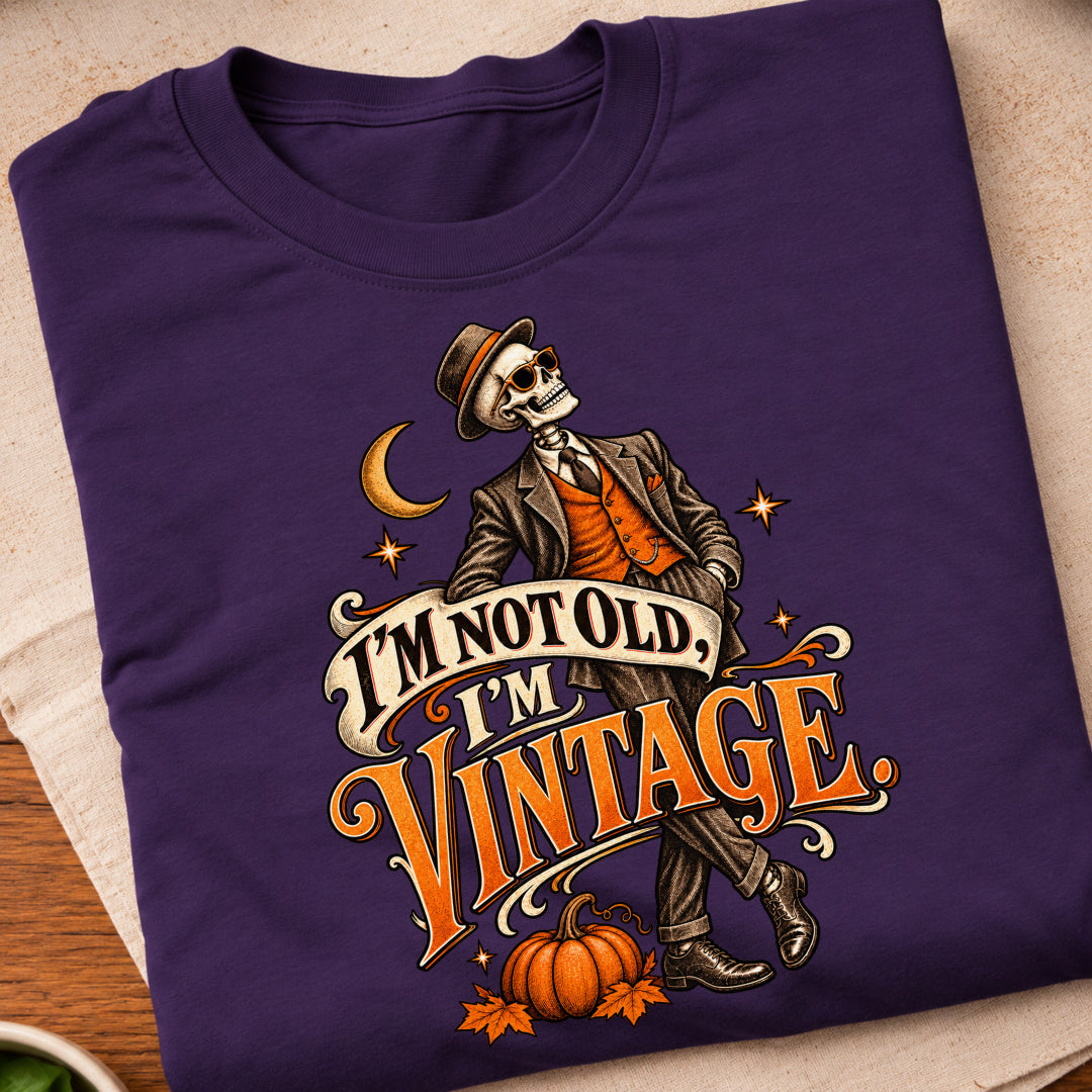 Vintage Skeleton Gentleman T-Shirt