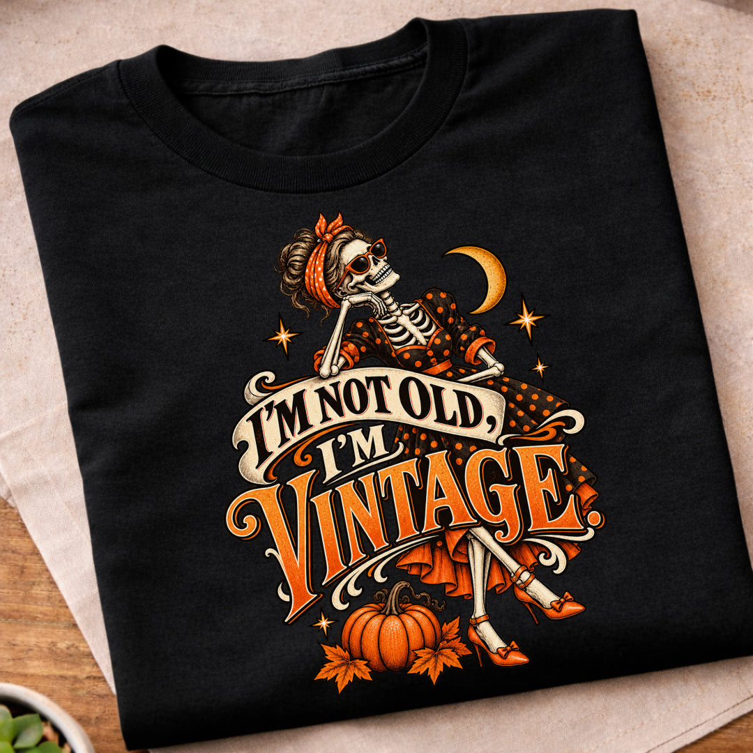 Vintage Skeleton Lady T-Shirt