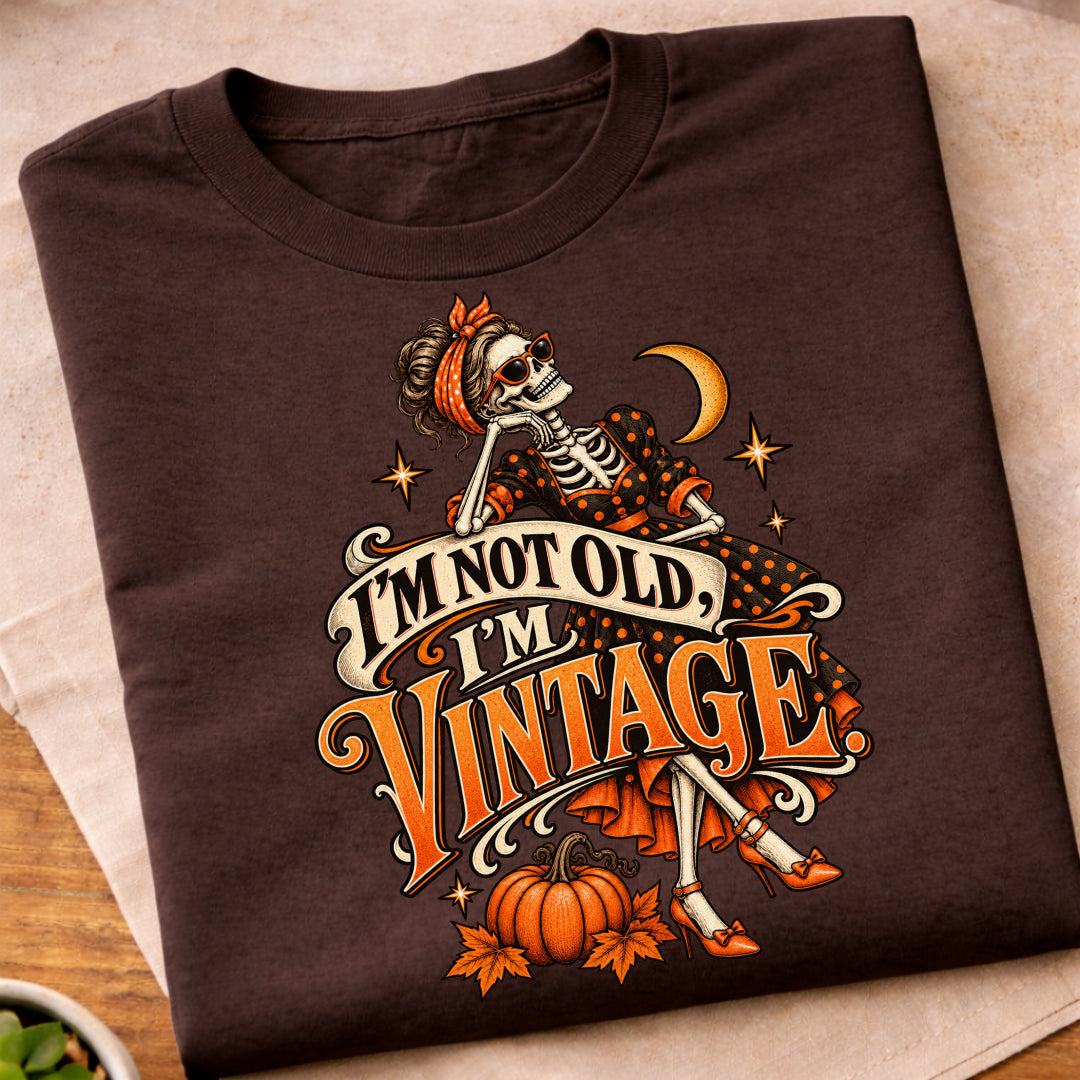 Vintage Skeleton Lady T-Shirt
