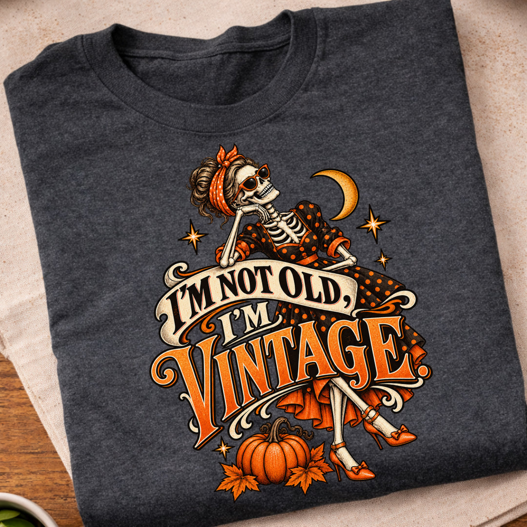 Vintage Skeleton Lady T-Shirt