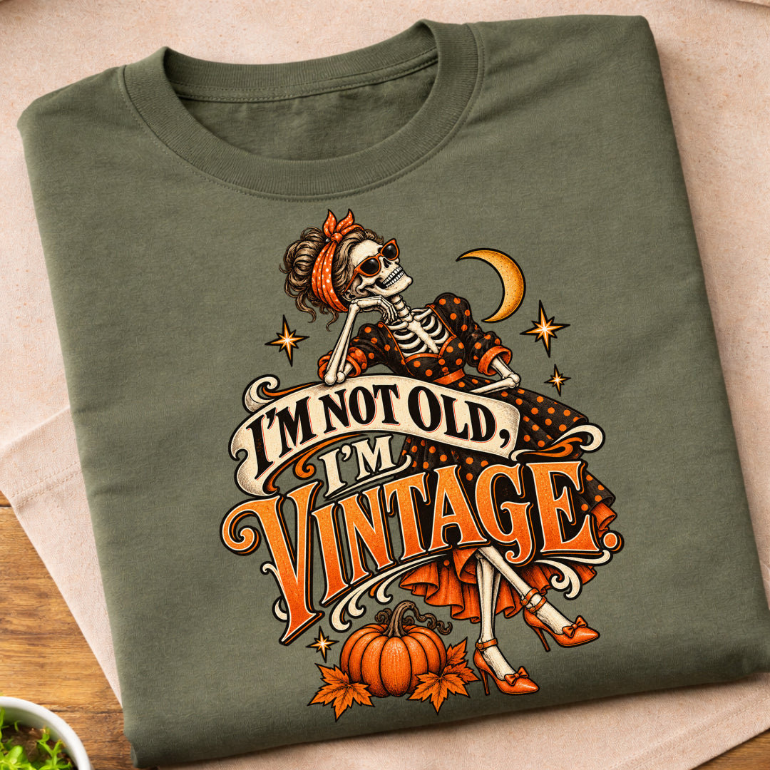 Vintage Skeleton Lady T-Shirt