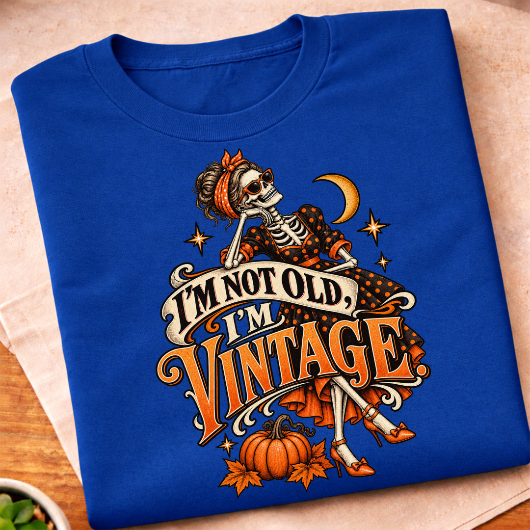Vintage Skeleton Lady T-Shirt