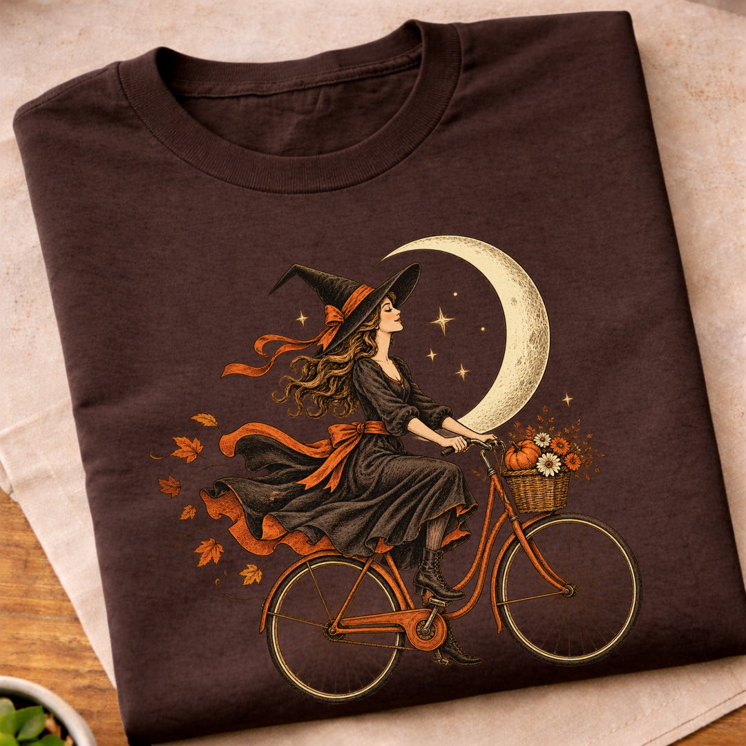 Witch Moon Bicycle T-Shirt