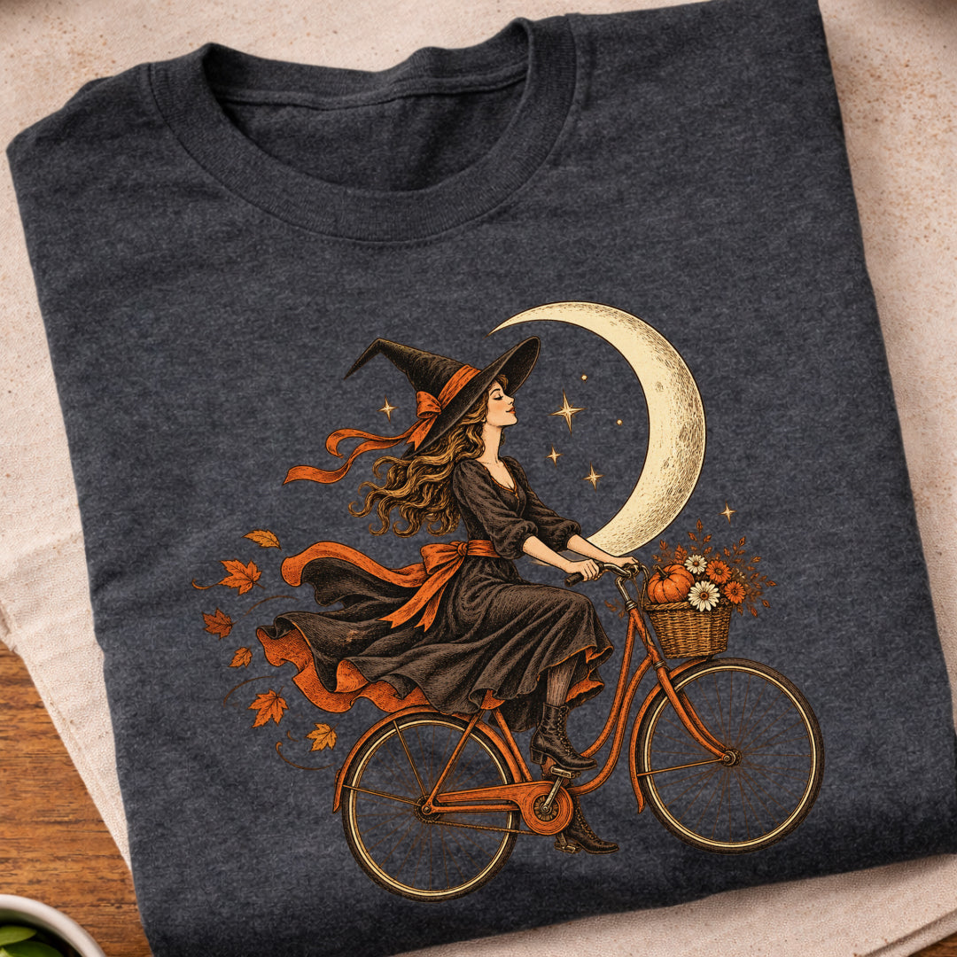 Witch Moon Bicycle T-Shirt