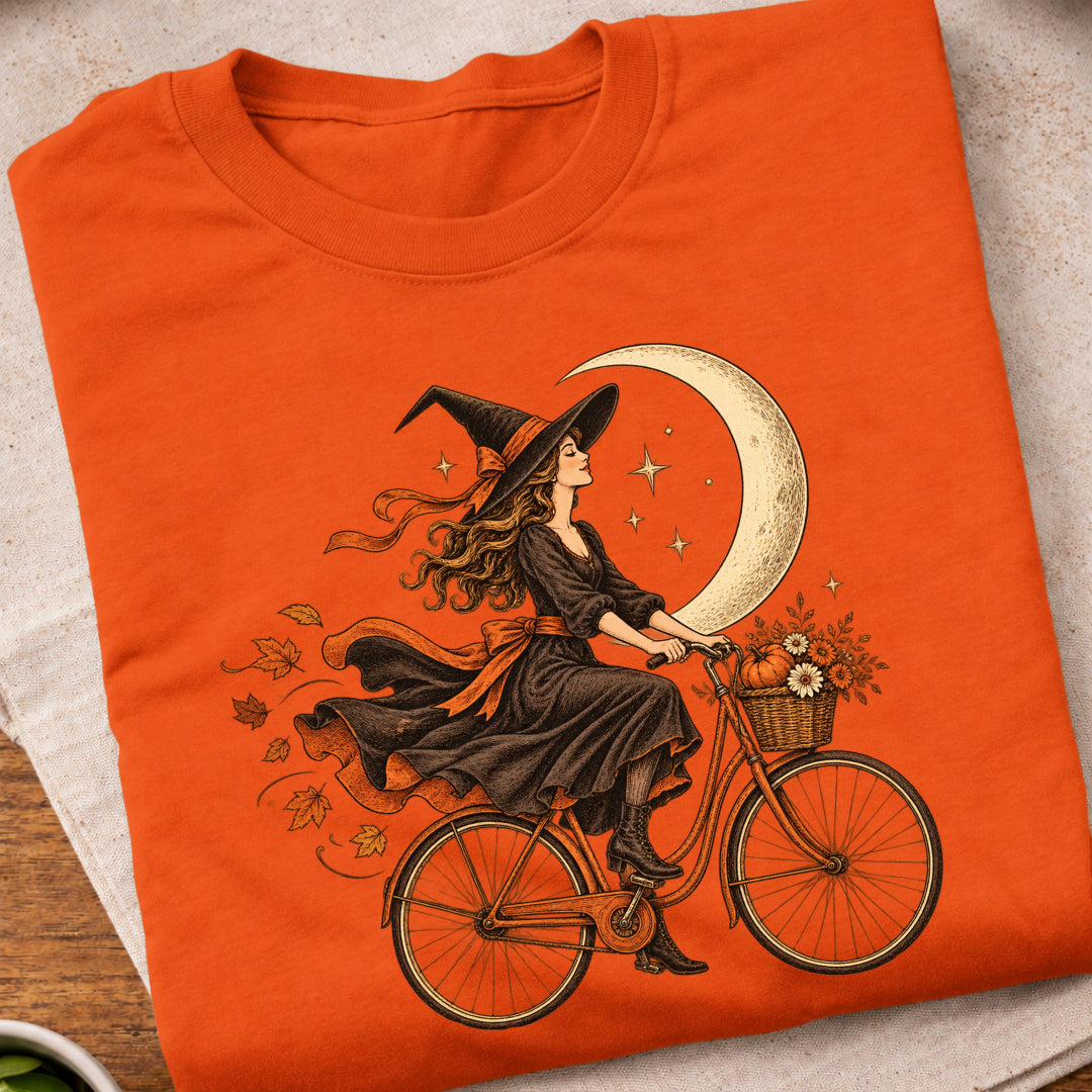 Witch Moon Bicycle T-Shirt