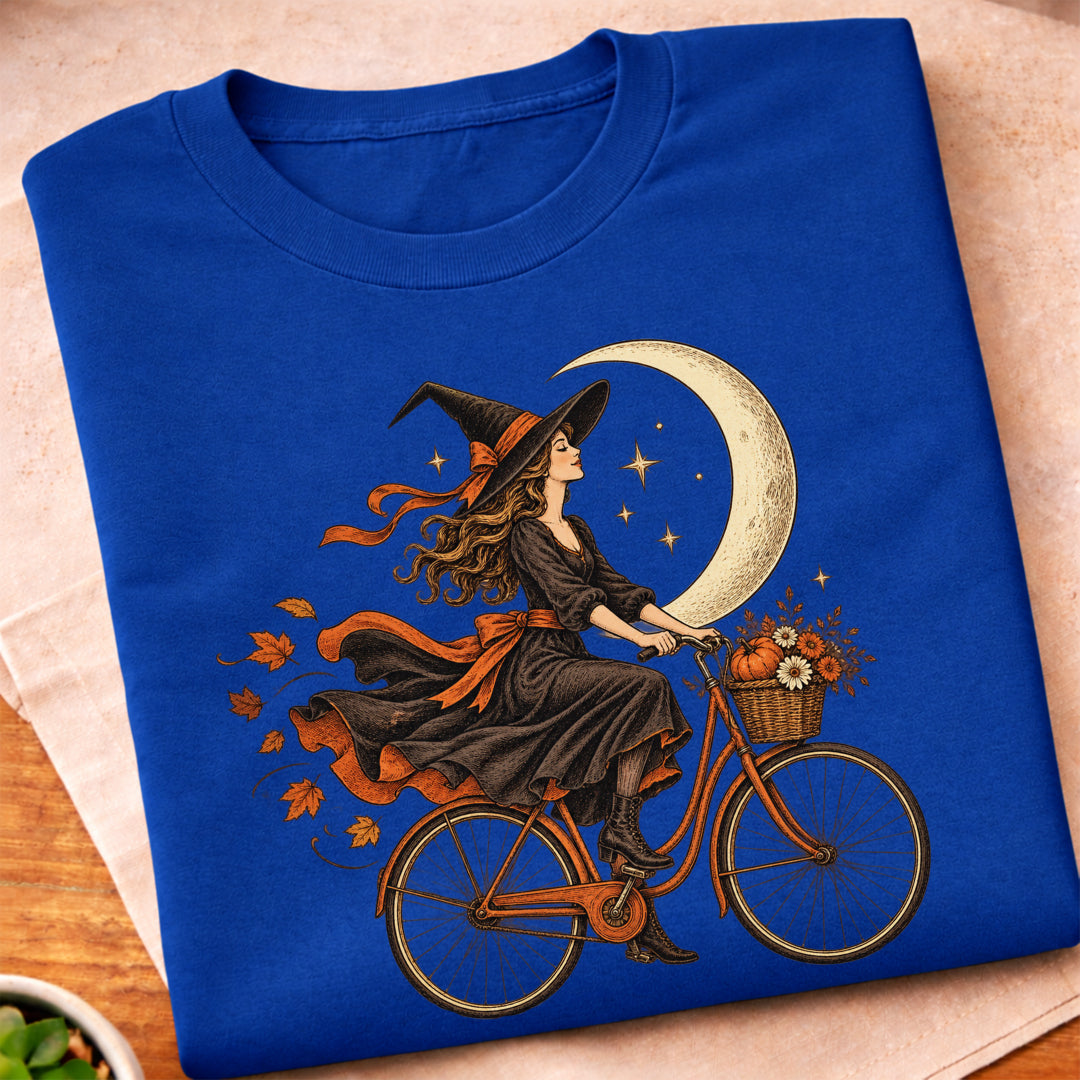 Witch Moon Bicycle T-Shirt