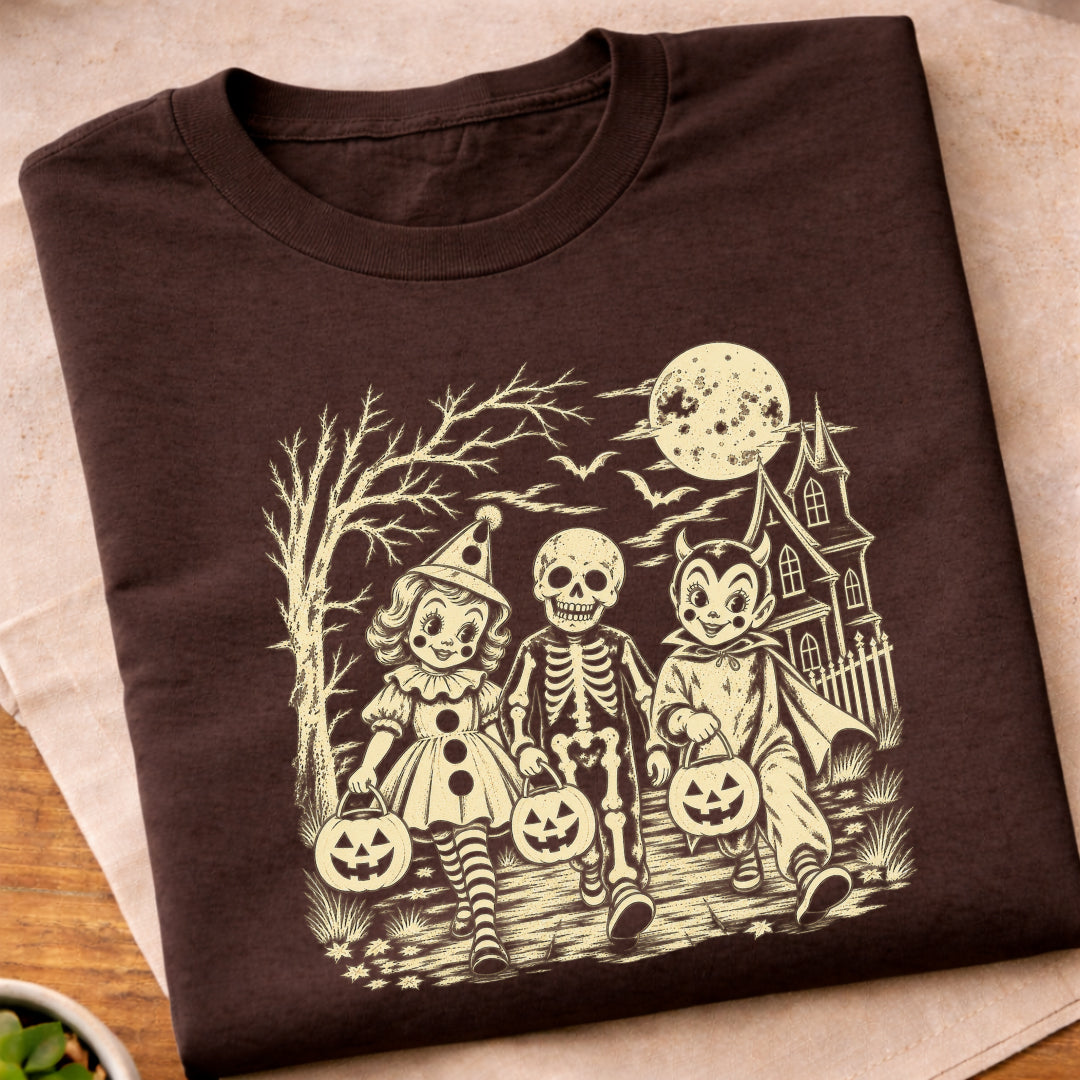 Skeleton Trick Or Treat T-Shirt