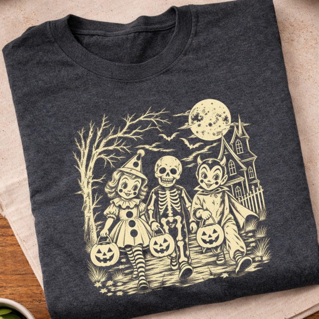Skeleton Trick Or Treat T-Shirt