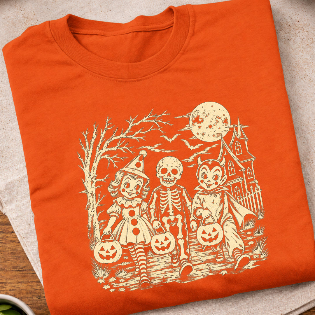 Skeleton Trick Or Treat T-Shirt