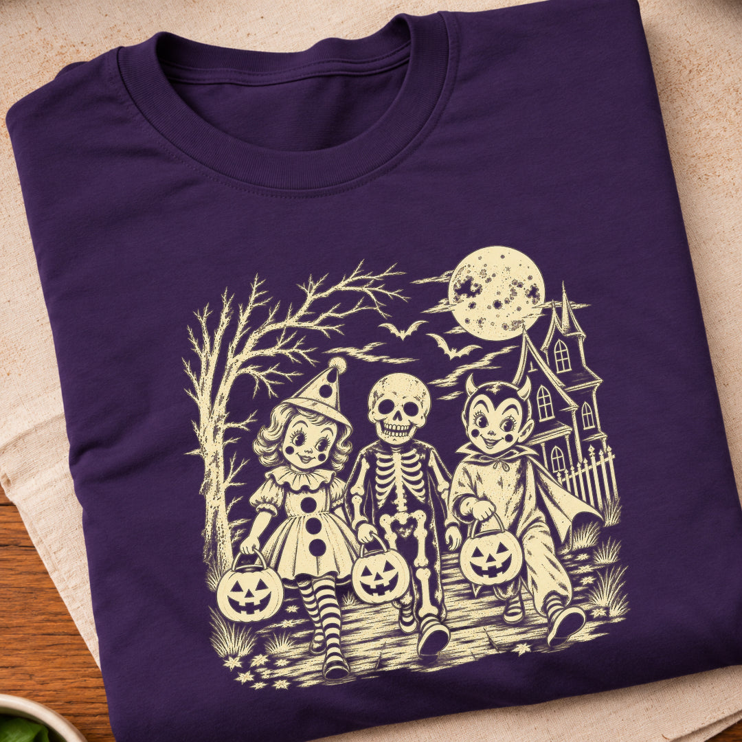 Skeleton Trick Or Treat T-Shirt