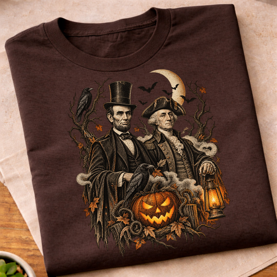 Lincoln Washington Halloween T-Shirt