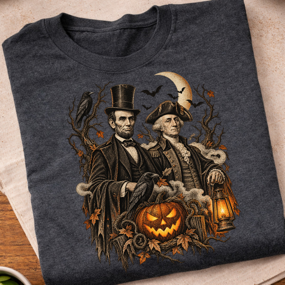 Lincoln Washington Halloween T-Shirt