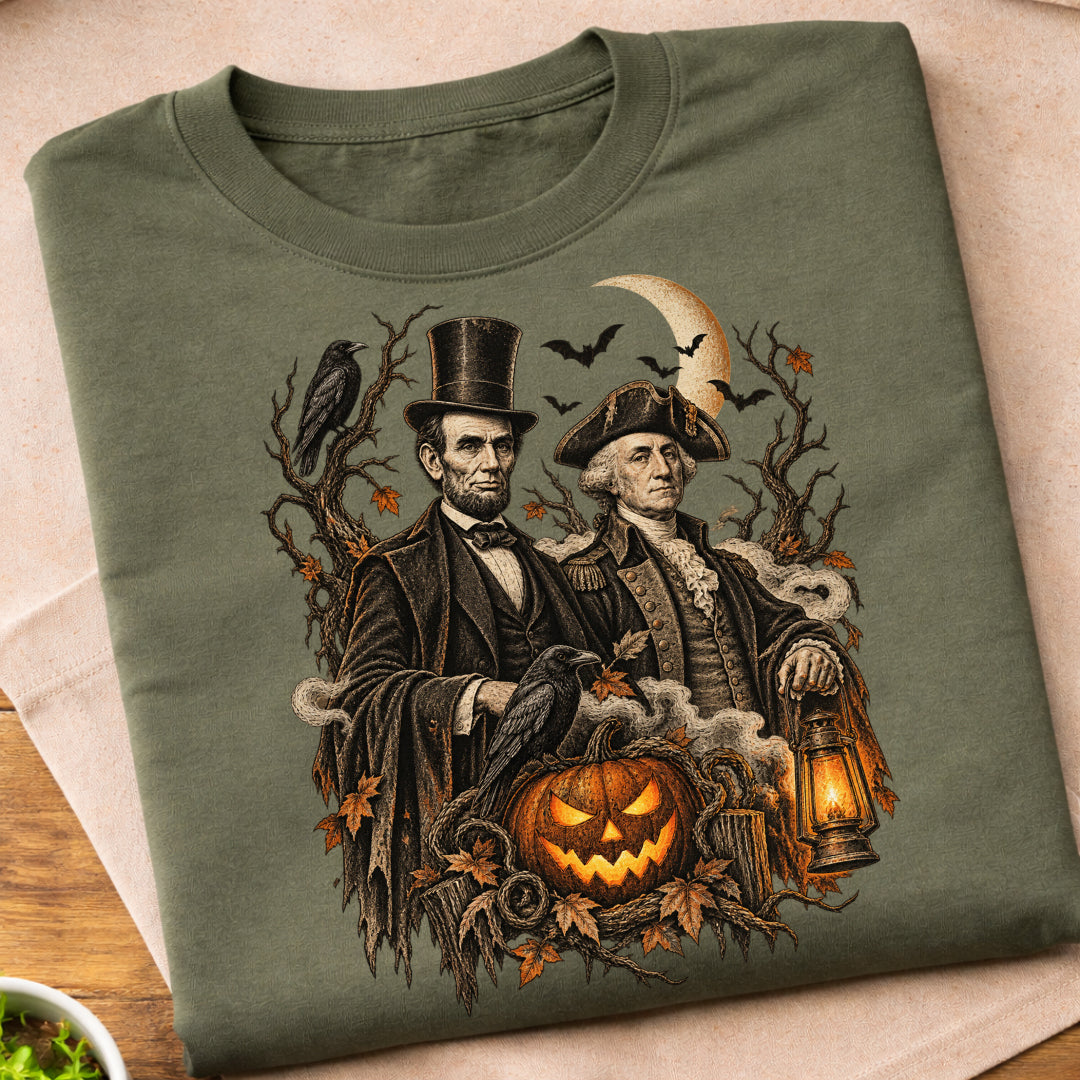 Lincoln Washington Halloween T-Shirt