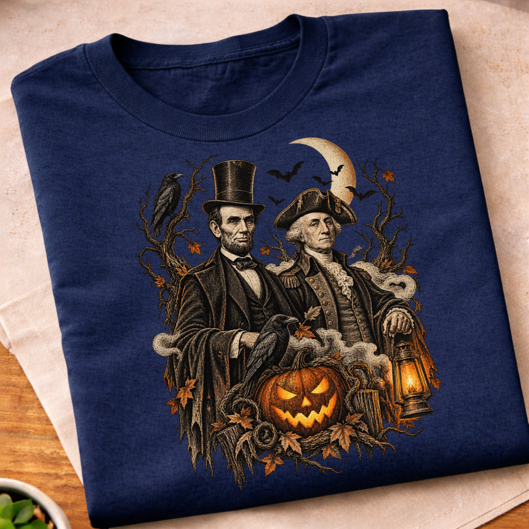 Lincoln Washington Halloween T-Shirt