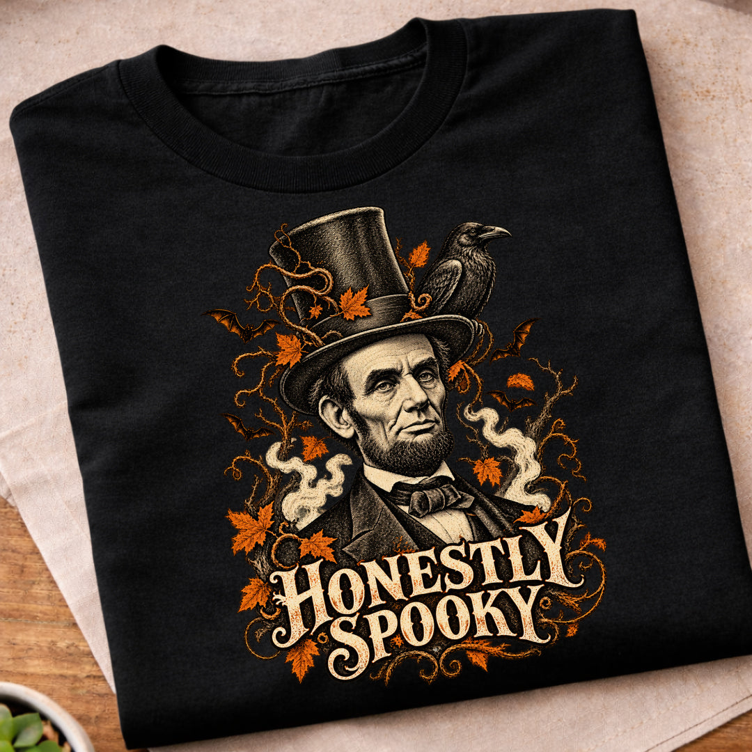 Honestly Spooky Lincoln T-Shirt