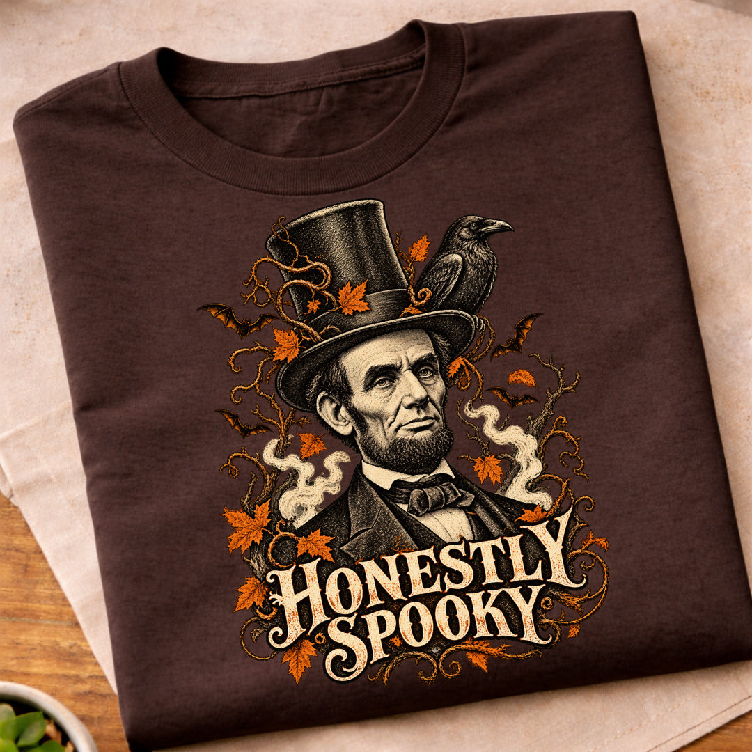 Honestly Spooky Lincoln T-Shirt