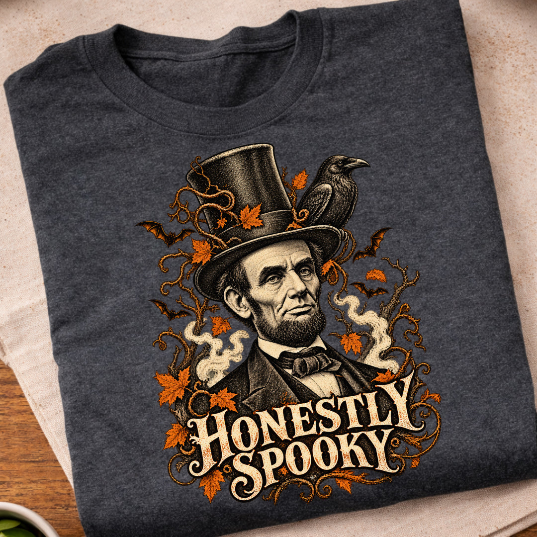 Honestly Spooky Lincoln T-Shirt