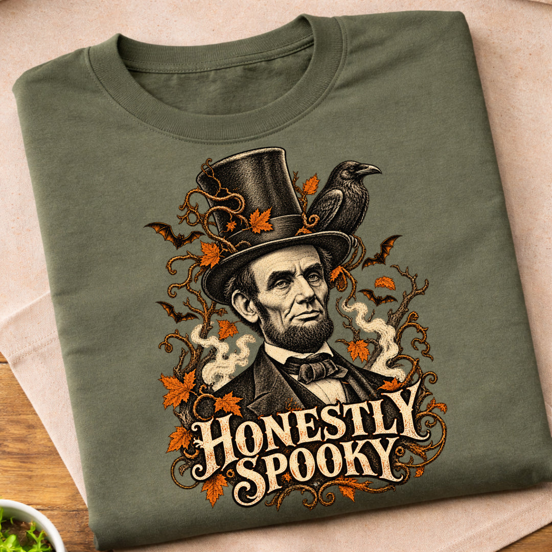 Honestly Spooky Lincoln T-Shirt