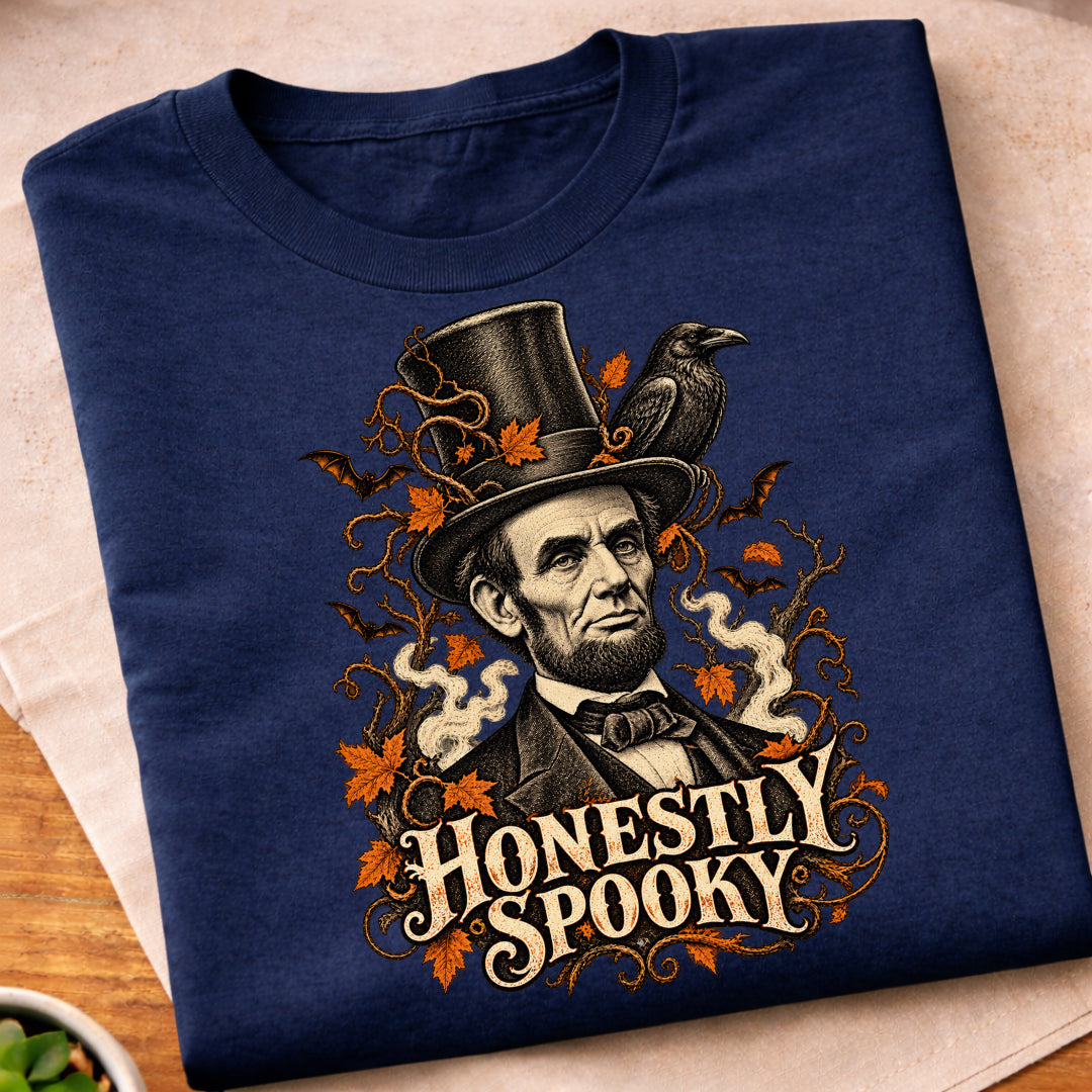 Honestly Spooky Lincoln T-Shirt
