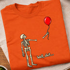 Funny Skeleton Balloon Gone T-Shirt