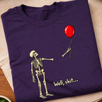 Funny Skeleton Balloon Gone T-Shirt