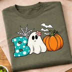 Boo Ghost Pumpkin Halloween T-Shirt
