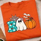 Boo Ghost Pumpkin Halloween T-Shirt