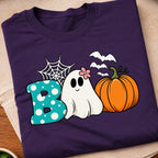 Boo Ghost Pumpkin Halloween T-Shirt