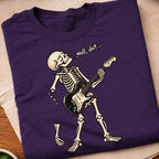 Funny Skeleton Guitar Music T-Shirt