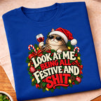 Christmas Festive Cat T-Shirt