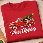 Merry Christmas Red Truck T-Shirt
