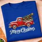 Merry Christmas Red Truck T-Shirt