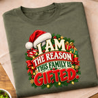 Family Is Gifted Christmas T-Shirt