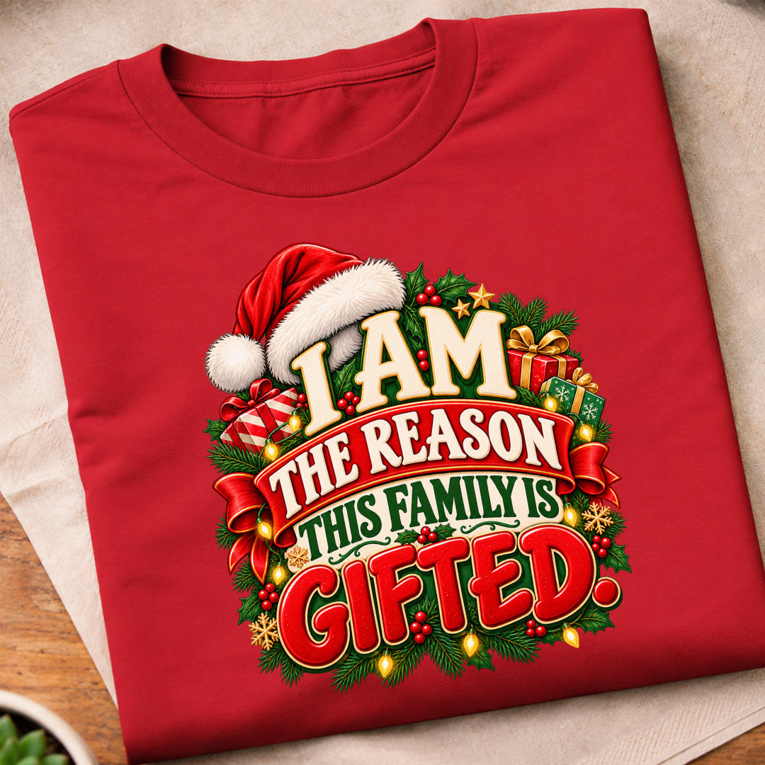 Family Is Gifted Christmas T-Shirt
