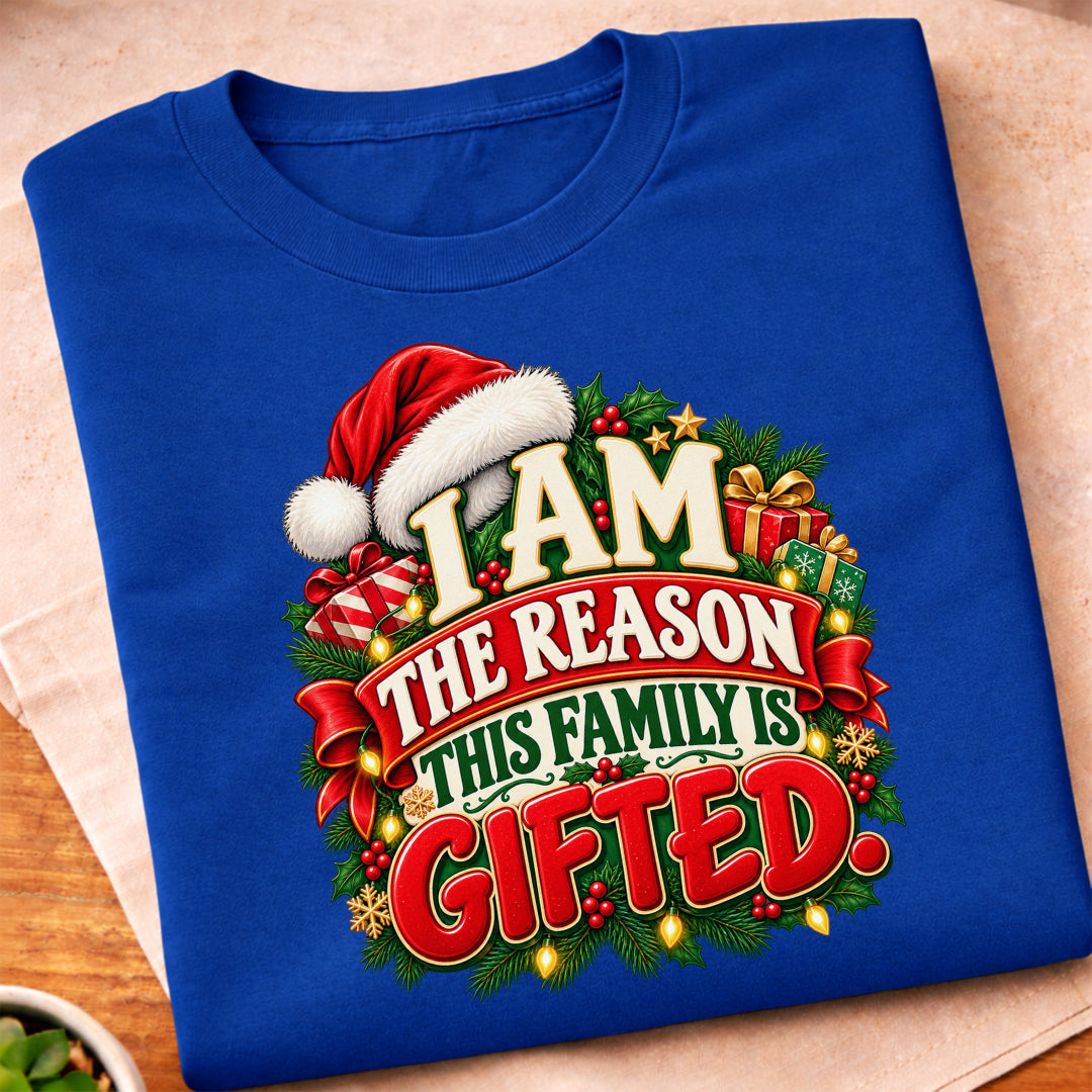 Family Is Gifted Christmas T-Shirt