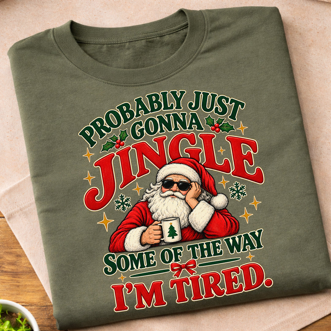 Jingle Tired Santa T-Shirt