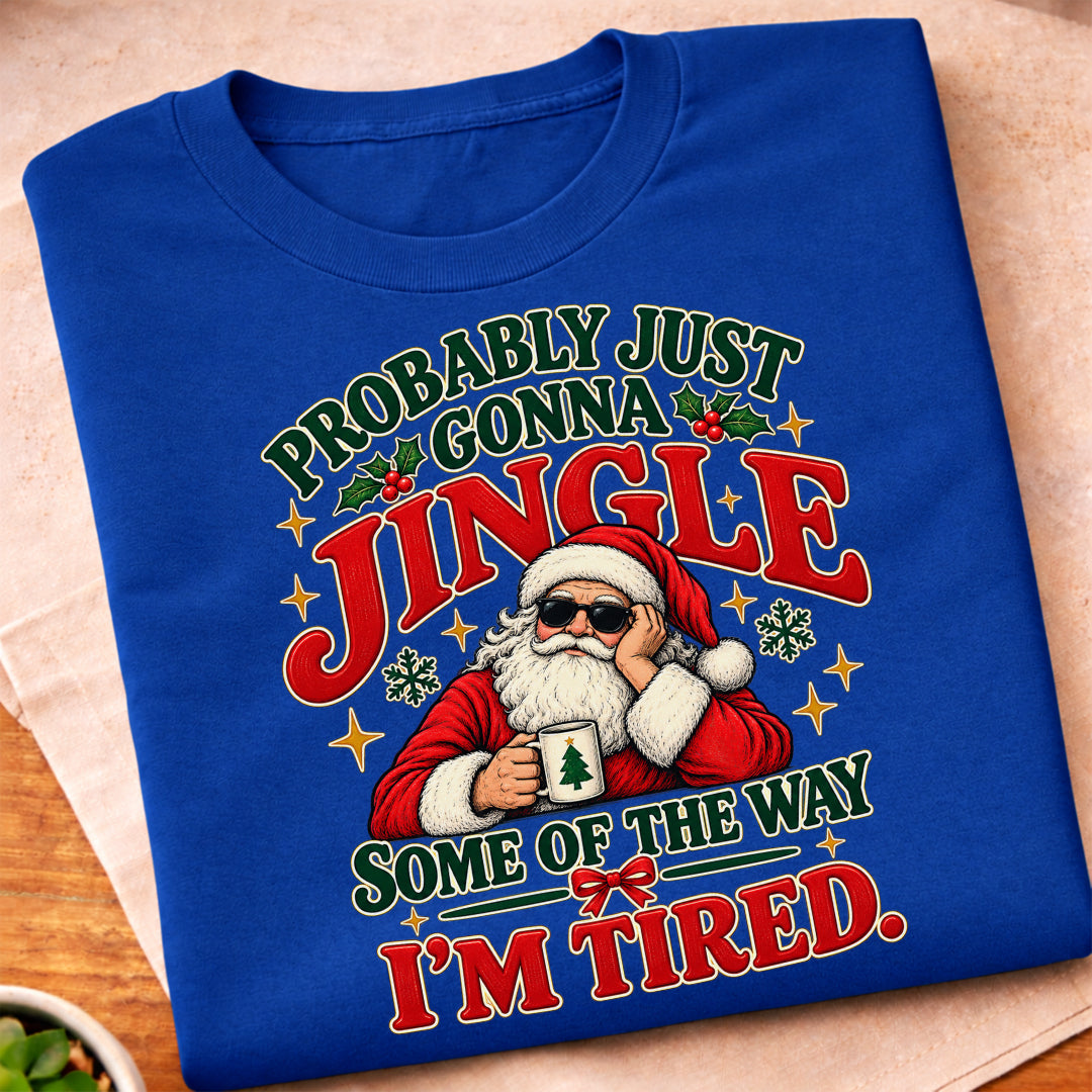 Jingle Tired Santa T-Shirt