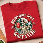 Ho Ho Holy Shit Skeleton T-Shirt