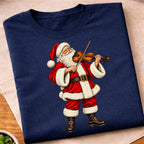 Santa Playing Violin T-Shirt