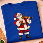 Santa Playing Violin T-Shirt